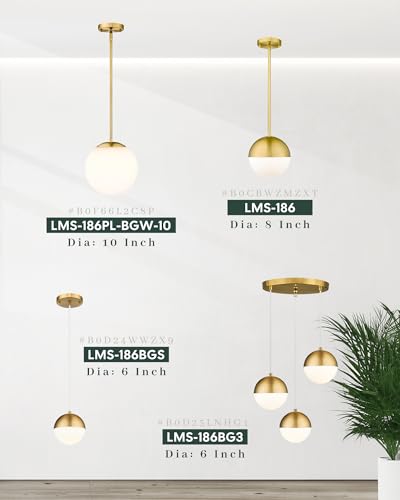 10 Inch Globe Pendant Lights