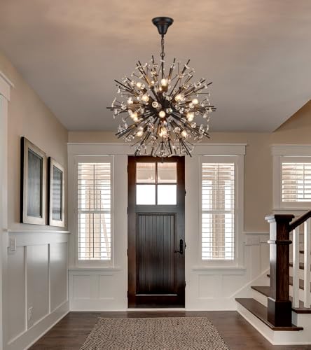 Black Crystal Chandelier