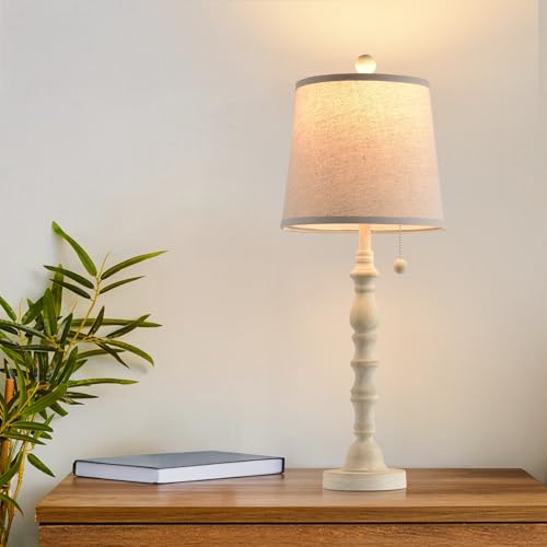Lamps for Living Room Modern Farmhouse Table Lamp Bedside Reading Lamps Set of 2 Night Stands Bedroom Night Lamp (2 Count)