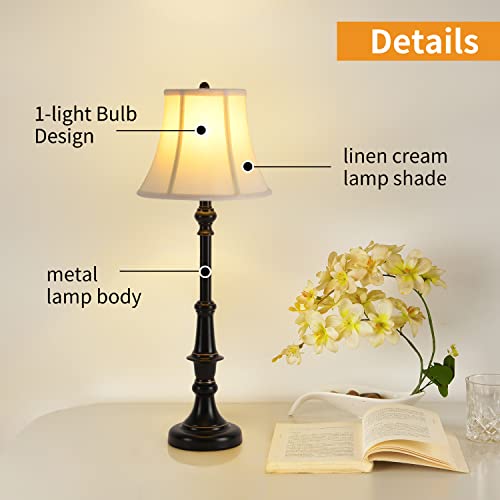 2 Pack Vintage Style Buffet Table Lamp (2 Count)