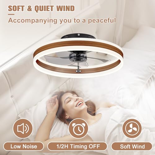 Low Profile Ceiling Fans with Lights and Remote