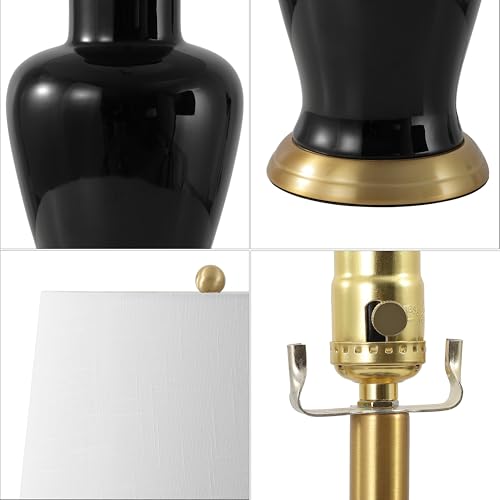 Julian Classic Ceramic Urn Metal LED Table Lamp 29"