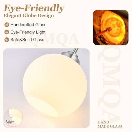 2 Pack Globe Pendant Lights (2 Count)