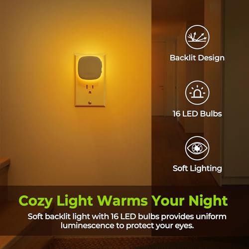 Plug in LED Backlit Night Light (2 Count)