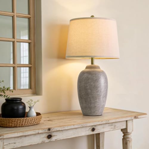 29.5" Tall Vintage Ceramic Table Lamp with 5FT Cord