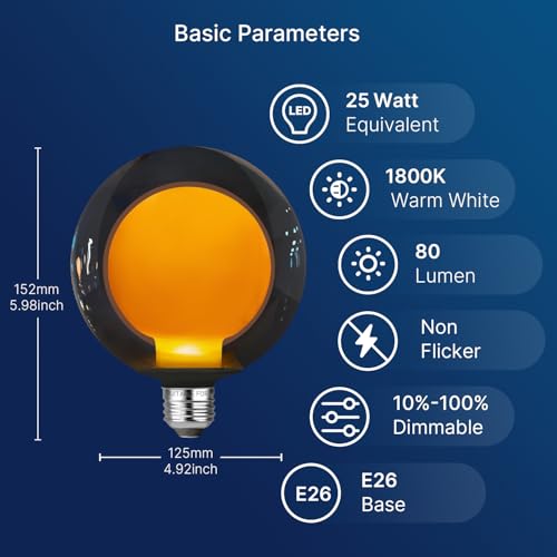 G125 Decorative Large Globe LED Bulb