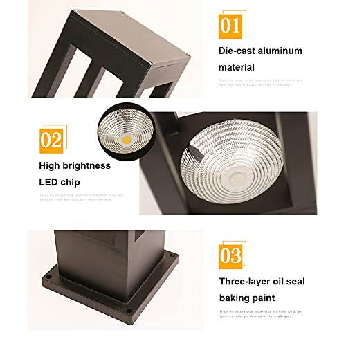 Modern Outdoor Post Light Fixture