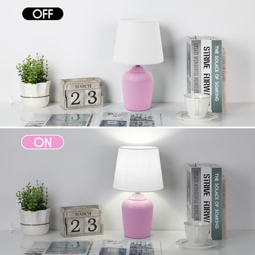 11.8’’ Small Table Lamps Set of 2 for Bedroom Kid’s Room (2 Count)