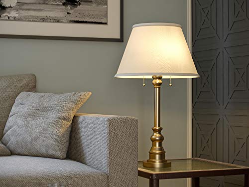Spyglass Table Lamp with Antique Brass Finish