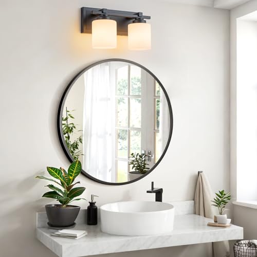 Modern Bathroom Light Fixtures Over Mirror