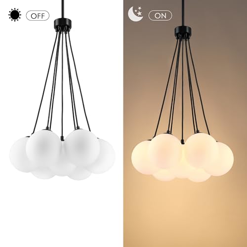 Modern Sputnik Glass Chandelier