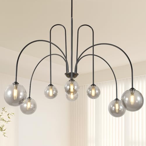 Black Sputnik Chandelier
