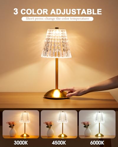 4 Pack Rechargeable Cordless Table Lamp (4 Count)