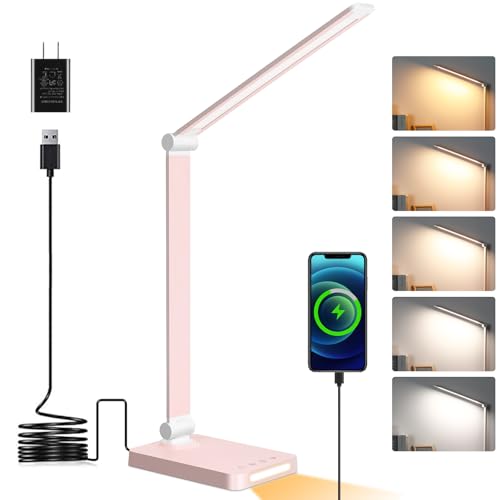 LED Desk Lamp with USB Ports