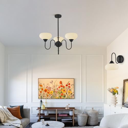 3 Light French Chandeliers for Dining Room