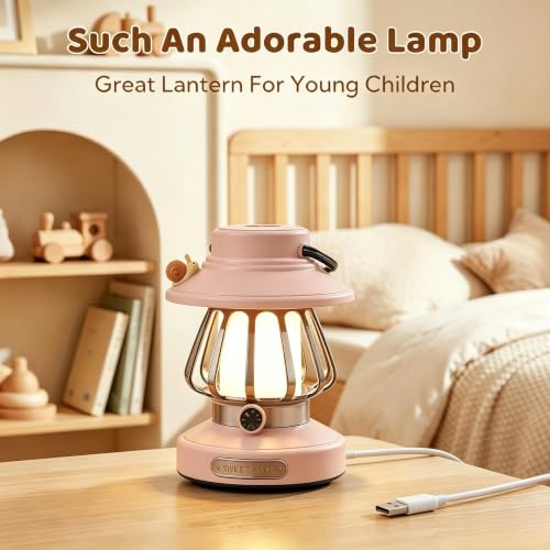 Kids Lantern with 3 Color Light & USB