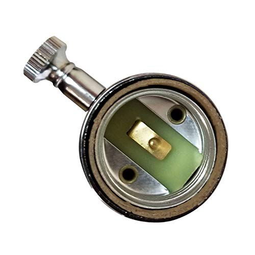 Vintage Turn Knob Dimmer Lamp Socket for Incandescent LED Bulbs (2 Count)