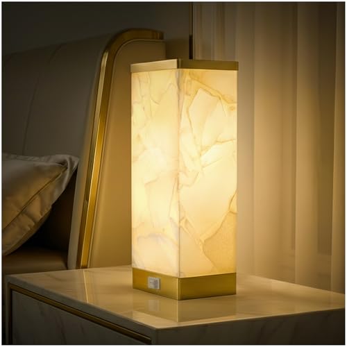 Alabaster Table Lamp for Living Room