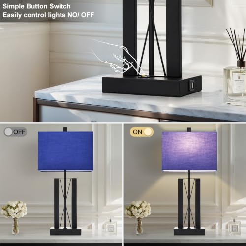 25" Table Lamps for Living Room Set of 2 (2 Count)