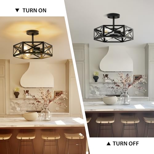 Semi Flush Mount Ceiling Light for Hallway Light Fixture