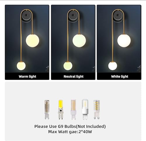 Modern Gold Wall Sconce Mid Century Gold Wall Lamp U