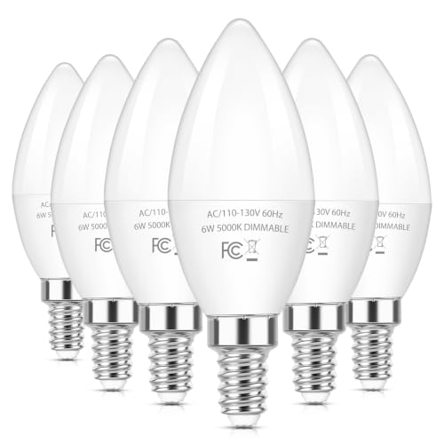 E12 LED Bulbs (6 Count)