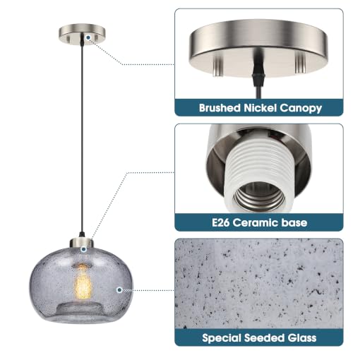 Modern Hand Blown Pendant Lights Kitchen Island