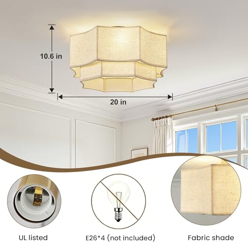 Remote Ceiling Fans with Lights (2Fabric)