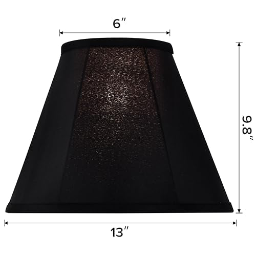 Black Bell Lamp Shades (2 Count)