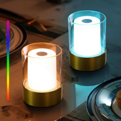 4" RGB Bronze Cordless Table Lamp 2