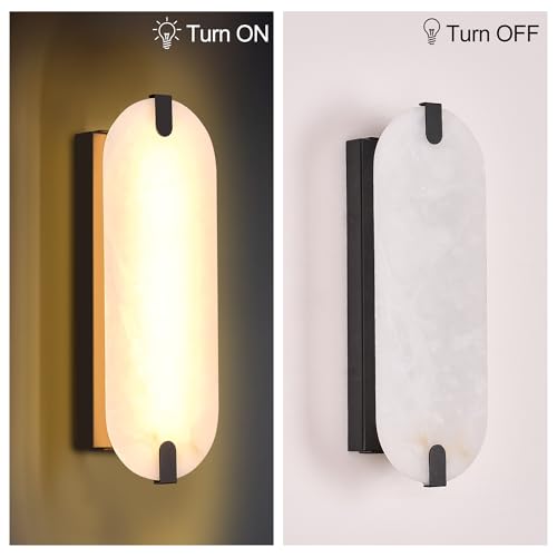 14.2 inch Alabaster Wall Sconces