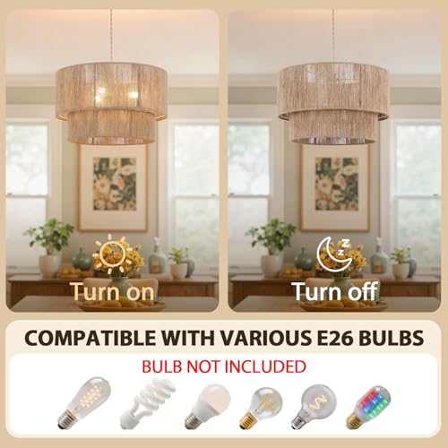 18” Plug in Pendant Light