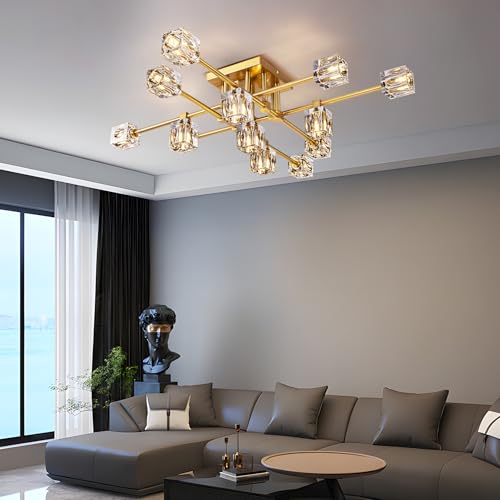 Semi Flush Mount Ceiling Light Fixture (13 Count)