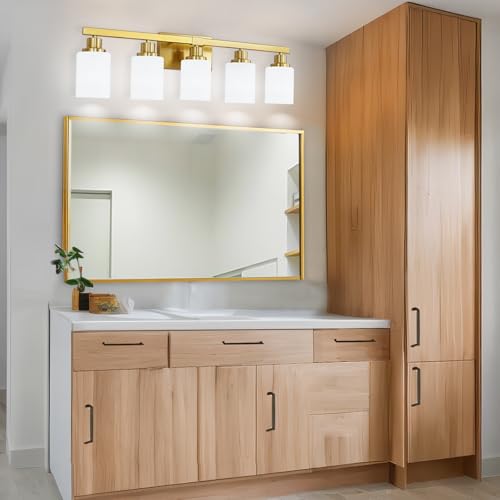 Gold Bathroom Light Fixtures 5