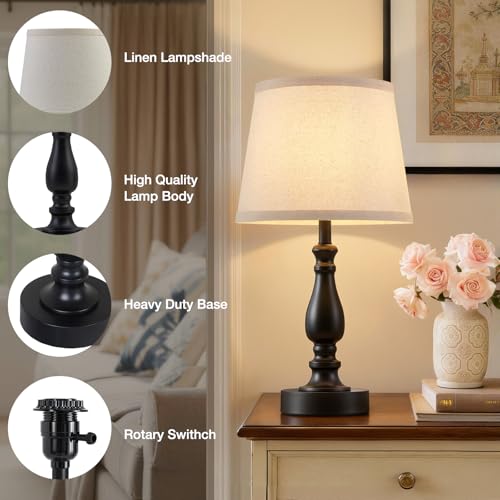 Lamp for Bedroom Set of 2