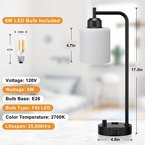 Industrial Bedroom Table Lamps for Bedside
