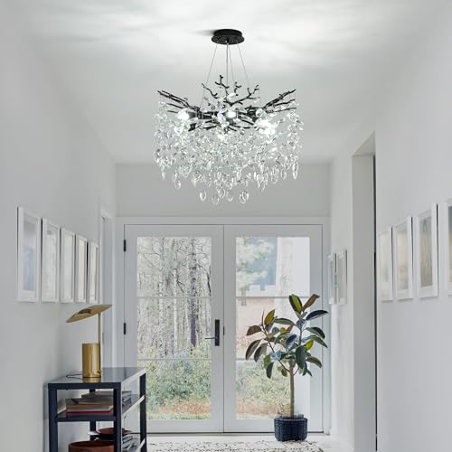 Modern Crystal Tree Branch Chandelier