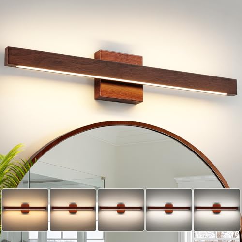 Modern Bathroom Light Fixtures Over Mirror