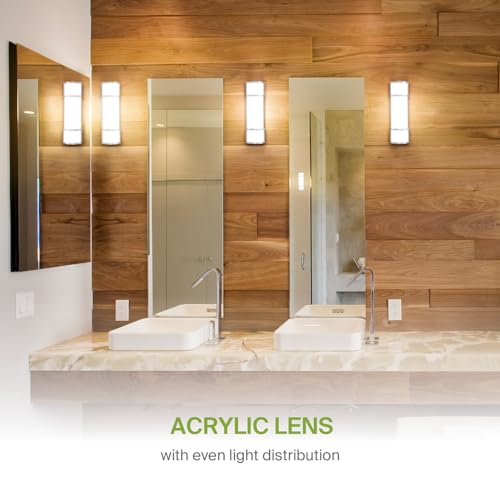 LED 18" Vanity Flush Mount Light Fixture (4 Count)