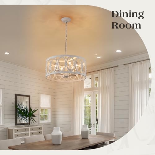 Farmhouse Antique Chandelier for Dining Room Kitchen Island 6 (6 Count)