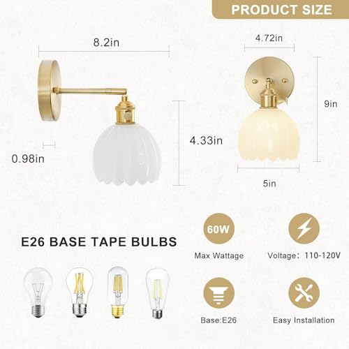 Wall Sconces Set of Two Hardwired
