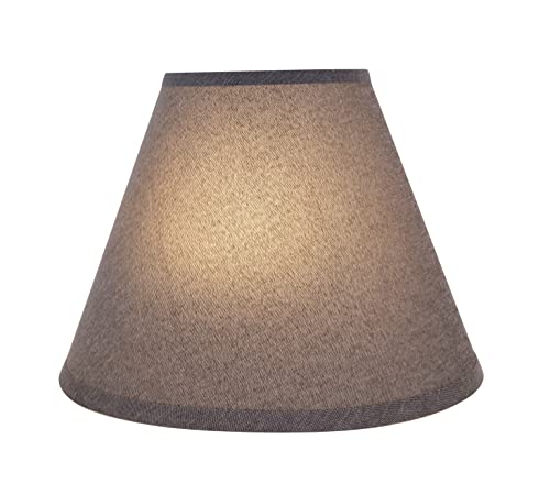 32292A Transitional Hardback Empire Shaped Spider Construction Lamp Shade in Grey