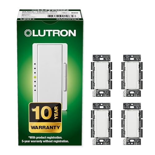 Maestro LED+ Dimmer Switch (4 Count)