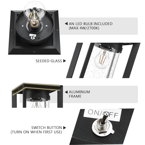 Solar Lamp Post Light Outdoor