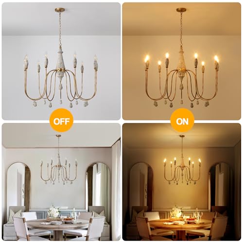 38.5" Large Farmhouse Chandeliers for Dining Room