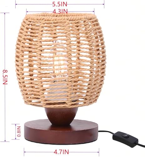 Rattan Table Lamp