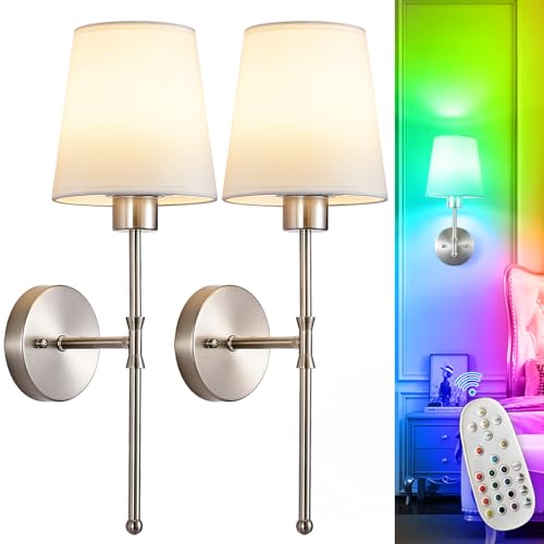 Battery Operated Wall Sconce (2 Count)