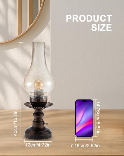 Vintage Rechargeable Cordless Table Lamp