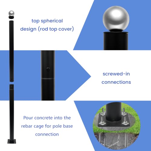 Street Light Pole 6.5ft Tall (6.5FT)