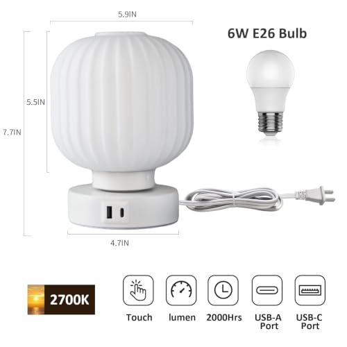 Touch Bedside Table Lamp